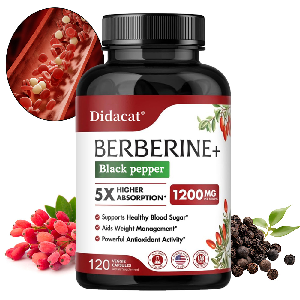 Apple Cider Vinegar Pill - Berberine Supplement 1200mg - Ultra Zuivere
