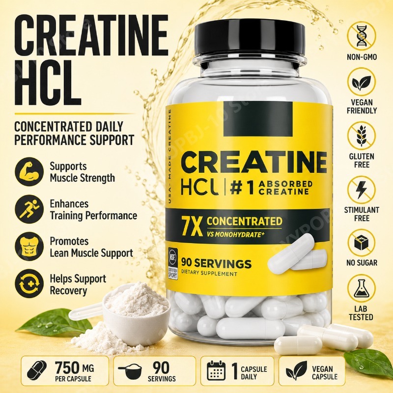 Creatine HCl 750mg 90 capsules - Nutrition In Fitness recensie en prijs
