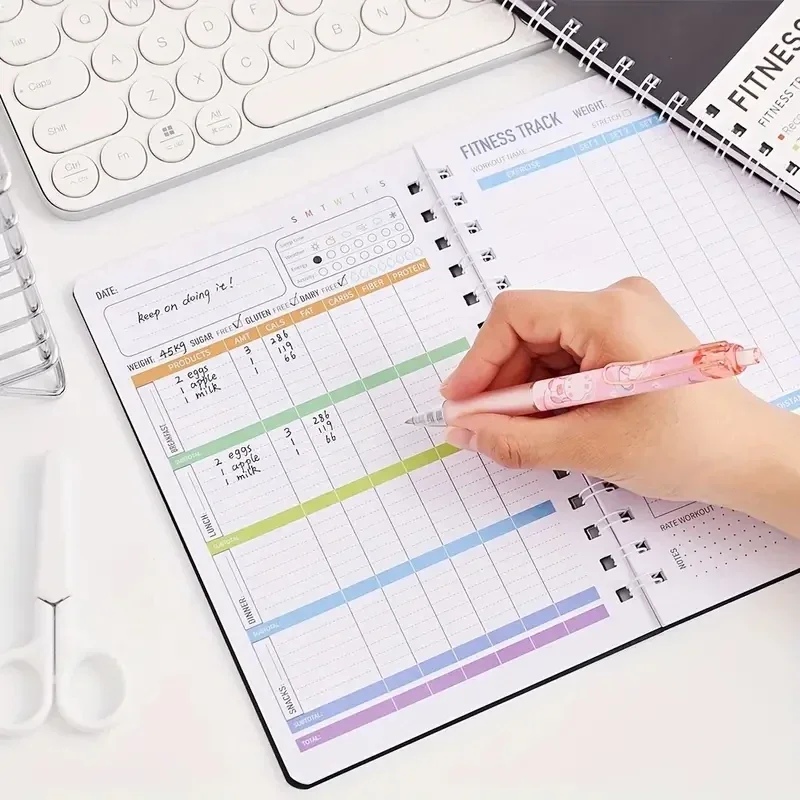 Spiraalvormig notitieboekje Da - Nutrition Fitness Plan recensie en prijs