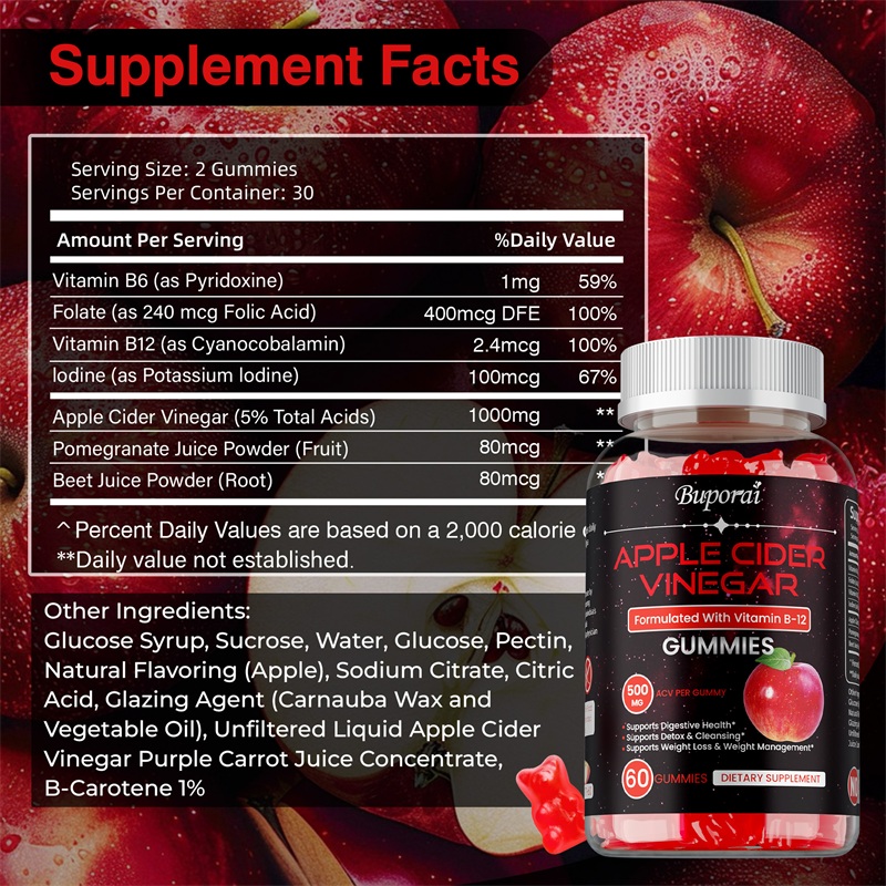Appelciderazijngummies - Bevor - Apple Cider Vinegar Pill recensie en prijs