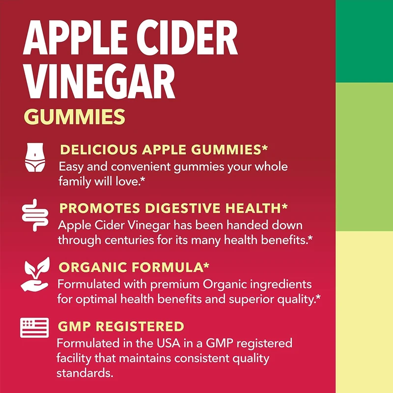 Biologische appelazijngummies  - Apple Cider Vinegar Pill recensie en prijs
