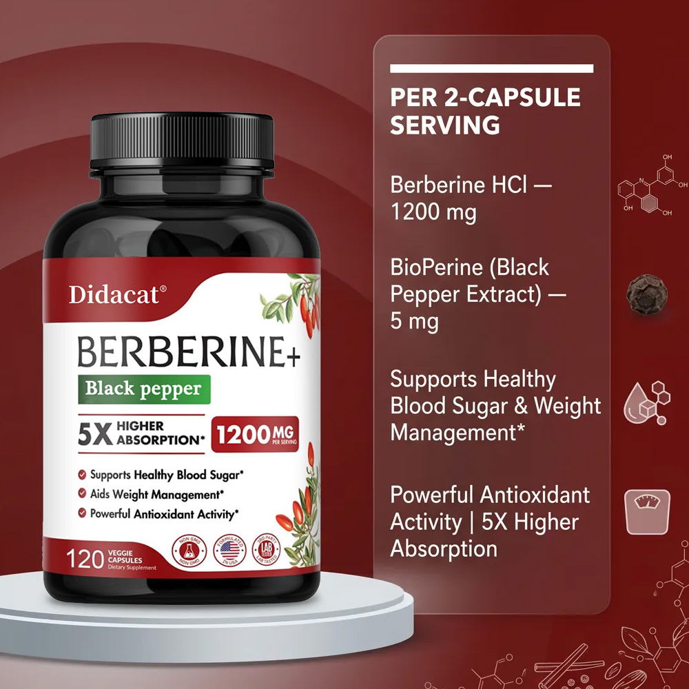 Berberine Supplement 1200mg -  - Apple Cider Vinegar Pill recensie en prijs