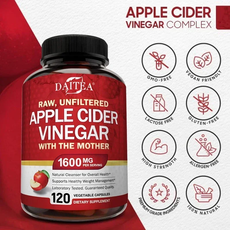 Appelciderazijn 1600 mg met de - Apple Cider Vinegar Pill recensie en prijs